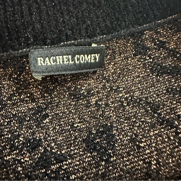 Rachel Comey Cavil jacquard knit top 3/4 sleeves sweater L 10 12 - Picture 6 of 7